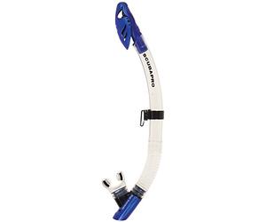 Scubapro SEPCTRA Dry Blue Snorkel Regulator Kit for Cold Water Diving Unisex-Adult, Clear/Blue, One Size
