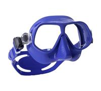 SCUBAPRO Steel Comp Freediving Mask, with Dual Lens and Frameless, Low Volume Design, Blue