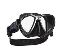 SCUBAPRO Synergy Mini Mask, Black/Silver, Adult Diving