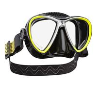 SCUBAPRO Synergy Twin Diving Mask with Comfort Strap (Black/Yellow)