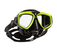 Scubapro Unisex Adult Zoom Rental Mask, Black/Yellow Diving Regulators, Multicoloured, One Size