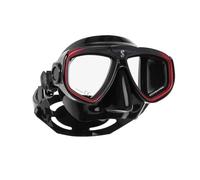 Scubapro Zoom Mask Black/Red Cold Water Diving Regulator Kit Unisex-Adult, Black/Red, Standard Size