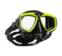 Scubapro Unisex Adult Zoom Rental Mask, Black/Yellow Diving Regulators, Multicoloured, One Size
