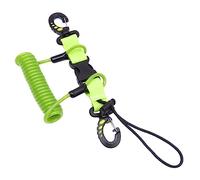 Scubas Diving Camera Anti-Lost Lanyard Strap Coiled Loss-Proof Spring Rope with Clip Quick Release Buckle for Underwater Quick Release Clip Heavy Duty Antilost Underwater Spring Coiled Camera Strap