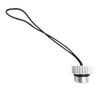 Scubas Diving DIN Tank Valves Threaded Cover Regulator Aluminum Plug Cap Protector Cover Tank Valves With Cord