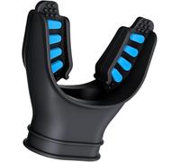 Scubas Diving Snorkel Regulator Mouthpiece Silicone for Scuba Diving Accessories Enduring 2:1(Black Blue)
