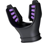 Scubas Diving Snorkel Regulator Mouthpiece Silicone for Scuba Diving Accessories Enduring 2:1(Black purple)
