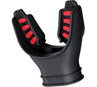 Scubas Diving Snorkel Regulator Mouthpiece Silicone for Scuba Diving Accessories Enduring 2:1(Black Red)