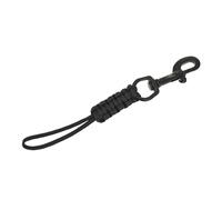 Scubas Diving Swival Bolts Snap Hook Marine Grade Steel Snap Hook Clip With Braided Rope Lanyard Anti-lost Rope Underwater Equipment Accessory