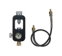 Scubas Diving Tanks Refill Adapter Scubas Fill Station Aluminium Alloys Oxygen Cylinder Adapter For Diving Air Bottle Cylinder Regulator Fill Station