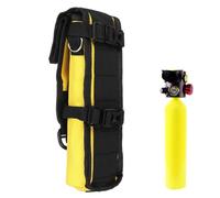 Scubas Tank Holder - 0.5L Portable Oxygen Cylinder Bag, Protective Cover | Functional Diving Equipment Accessory, Small Carry Canister Case, Travel Rollator Backpack, Wheelchair Bottle Carrier Storage
