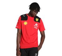 Puma Mens Scuderia Ferrari 2023 Team Replica Carlos Sainz T-Shirt - Red - Size Large
