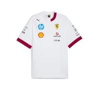 PUMA Scuderia Ferrari 2025 Drivers T-Shirt Men, White, size Large
