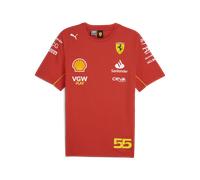 Scuderia Ferrari F1 Team 2024 Sainz Tee Mens - Burnt Red