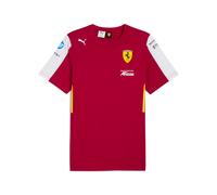 Scuderia Ferrari F1 Team 2025 Le Mans 24H Tee Mens - Dark Cherry