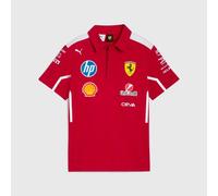 PUMA Scuderia Ferrari F1 2025 Kids' Team Polo - Red - Size: 5/6 Years