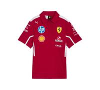 PUMA Scuderia Ferrari Hp 2025 Team Polo Shirt Women, Dark Cherry, size XL