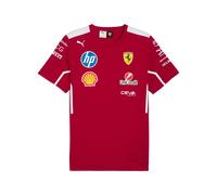 Scuderia Ferrari F1 Team 2025 Tee Womens - Dark Cherry