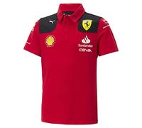 Scuderia Ferrari - Kids 2023 Team Polo - Red - Size: 7/8 Years