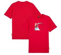 Scuderia Ferrari Race Graphic Sheild T- Shirt by Puma - Red