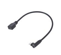 SCUDGOOD 90 Degree Micro USB Male To Female Extension Cable Cord For Cellphone Mobile Phone Tablet And More Extension Cord 25 Ft White