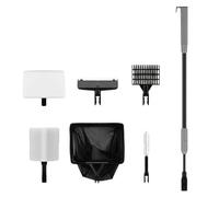 SCUDGOOD Aquariums Tool With Gravels Rakes Algae Scrapers Fishtanks Kits With Long Handle Aquariums Set Aquariums Gravels Rakes