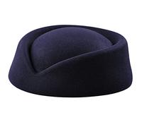 SCUDGOOD Solid Color Female Flight Attendant Hat Sweet Business Uniform Live Show Women Caps Hats Air Hostess Cosplay Stewardess Hat Airline Ladies