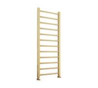 Scudo Kimi 1200 X 500mm Heated Towel Rail - Brushed Brass (16112)