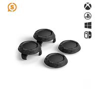 SCUF Control Thumbstick Grips - 4 Pack with 2 Bases - Pulse - Joystick Thumb Grips For Xbox One and Xbox Series X|S, PS4, PS5, Nintendo Switch Pro Controller - Black