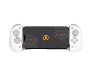 SCUF NOMAD Wireless iPhone Mobile Gaming Controller - Customisable Paddles - Anti-Drift Thumbsticks - Bluetooth 5.0 Connectivity - PS Remote, Xbox Game Pass, Apple Arcade, Steam Link - White