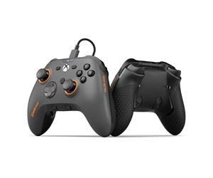 SCUF VALOR PRO Wired Performance Xbox Controller - Customizable Back Paddles, Instant Triggers, Hall Effect Thumbsticks, Audio Controls, Xbox Series X|S, Xbox One - Steel Gray