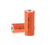 SCUHCVHH 3.7V 1200mAh 18500 Rechar Button Top Large Capacity for,LED,Mini Fans etc.2pcs