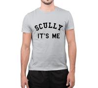 Scully Its Me T-Shirt Grey Xfiles Mulder Dana Scully Alients T-Shirt (Grey, Small)