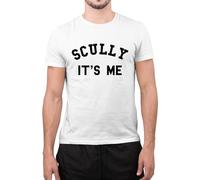 Scully Its Me T-Shirt White Xfiles Mulder Dana Scully Alients T-Shirt (White, Small)