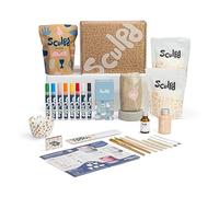 Sculpd Candle Making Kit, 2 Candles, Ginger Fragrance, Favourite Pens