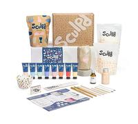Sculpd Candle Making Kit, 2 Candles, Ginger Fragrance, Pastel Tones