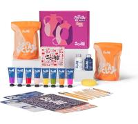 Sculpd - The Original Pottery Kit - Complete Air Dry Clay Kit for Adults Includes Sculpting Tools, Varnish, Paint Brushes, Guides, Arts & Crafts Sets, Gloss Varnish with Floral Tones