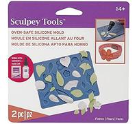 Sculpey APM-62 Flexible Push Mold-Flowers