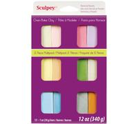 Sculpey III 1oz/ 28g Pastel Multi Pack Bar