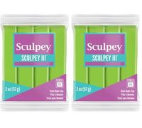 Sculpey III 2oz/ 56g (Granny Smith) (Pack of 2)