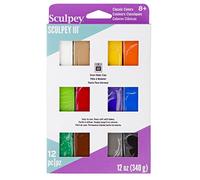 Sculpey III Oven-Bake Clay Multipack, Multicolor, Pack of 1