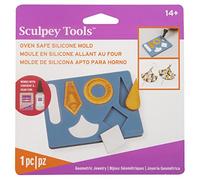 Sculpey Mold FLEXIBL EZ Push, Geometric Jewelry