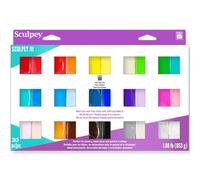 Sculpey Oven Bake Polymer Clay 30 Piece Sampler 1oz Bars Set