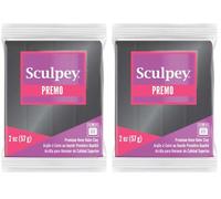 Sculpey PE02 5120 Light-Weight Professional Crafting Clay,Multi-Colour,57 g (Pack of 2)