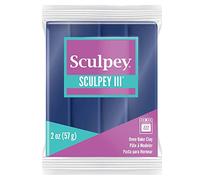 Sculpey Polyform Sculpting Clay Sculpey III, Navy Pearl, 2oz