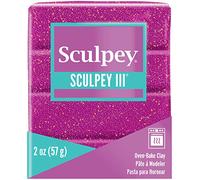 Sculpey Polymer Clay 2OZ Viol GLTTR, Violet Glitter