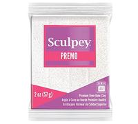 Sculpey Premo Polymer Clay, White Glitter, OSFA, 2 oz