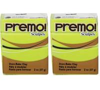 Sculpey Premo Sculpey Oven Bake Clay - Wasabi (Pack of 2)