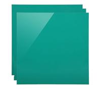 SCULPFUN 3 pieces Lake Green Opaque Acrylic Sheets for Laser Engraving, 30 * 30cm Personalized Sign Boards for Home Office Decoration, 3mm thick