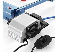 Sculpfun Air Assist for S9 S10 Laser Engraving Machine Adjustable Air Flow from 0-30 L/Min Low Noise Clean Cut Engraving for Wood Metal Acrylic